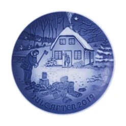 Royal Copenhagen Juleplatte - Hugge Brænde