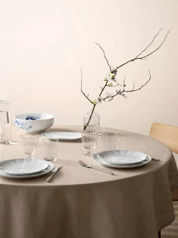 Royal Copenhagen Hvid Facet Tallerken 6 Royal Copenhagen Hvid Facet Tallerken - Billede 4