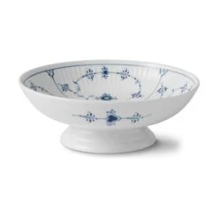 Royal Copenhagen 48 Royal Copenhagen Musselmalet Riflet Skål På Fod