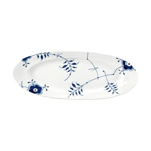 Royal Copenhagen Blå Mega Riflet Fiskefad 3 Royal Copenhagen Blå Mega Riflet Fiskefad