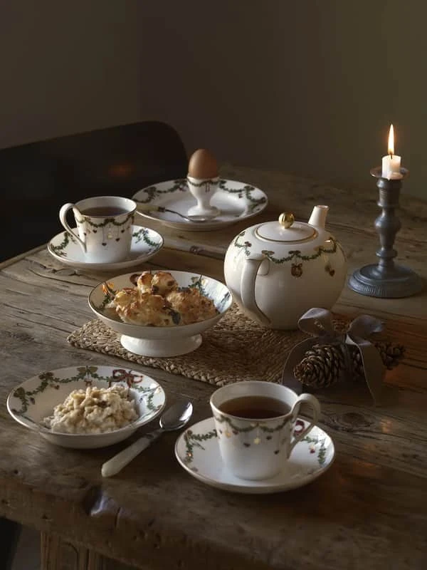 Royal Copenhagen Stjerne Riflet Jul Æggebæger - 2 Stk. 5 Royal Copenhagen Stjerne Riflet Jul Æggebæger - 2 Stk. - Billede 3