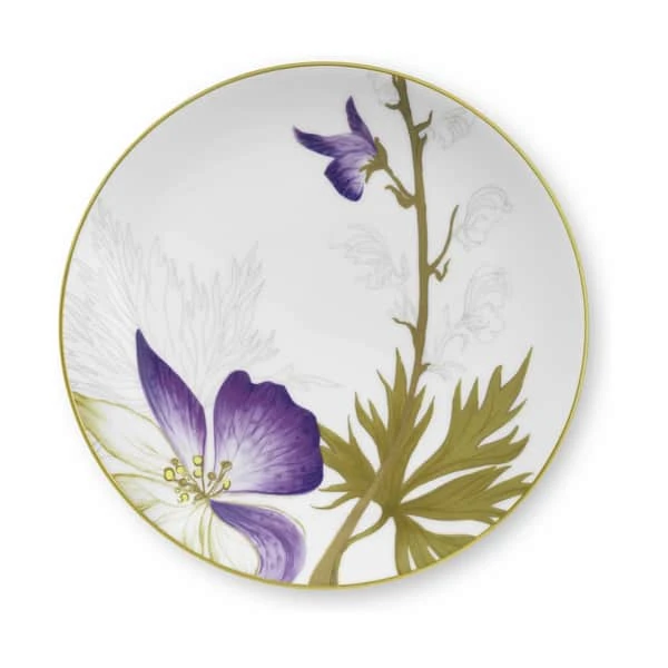 Royal Copenhagen Flora Tallerken - Stedmoderblomst 3 Royal Copenhagen Flora Tallerken - Stedmoderblomst