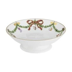 Royal Copenhagen Stjerne Riflet Jul Serveringsskål
