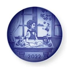 Royal Copenhagen Bing & Grøndahl Børnenes Dag Platte 2022 - Den Lille Dagdrømmer