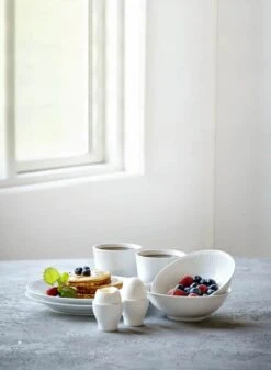 Royal Copenhagen Hvid Riflet Skåle - 2 Stk. -Royal Copenhagen 3990 4d100c39 b4ef 4abd b7c9 d557cc7376d9