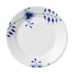 Royal Copenhagen 38 Royal Copenhagen Blå Mega Riflet Tallerken #8