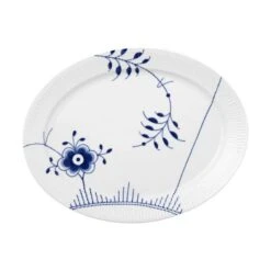 Royal Copenhagen Blå Mega Riflet Serveringsfad