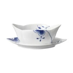 Royal Copenhagen Blå Mega Riflet Sovseskål