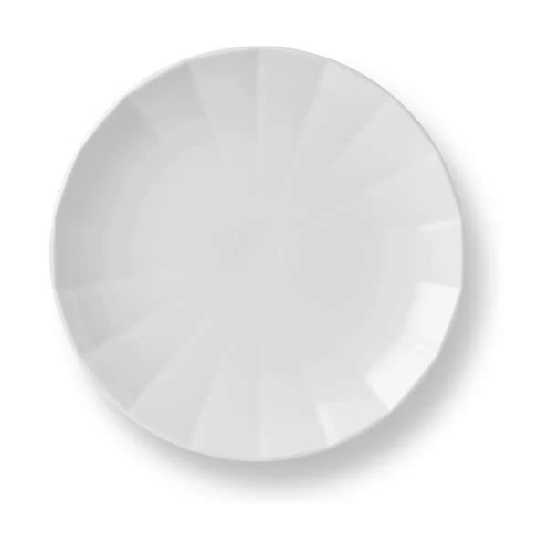 Royal Copenhagen Hvid Facet Tallerken 3 Royal Copenhagen Hvid Facet Tallerken