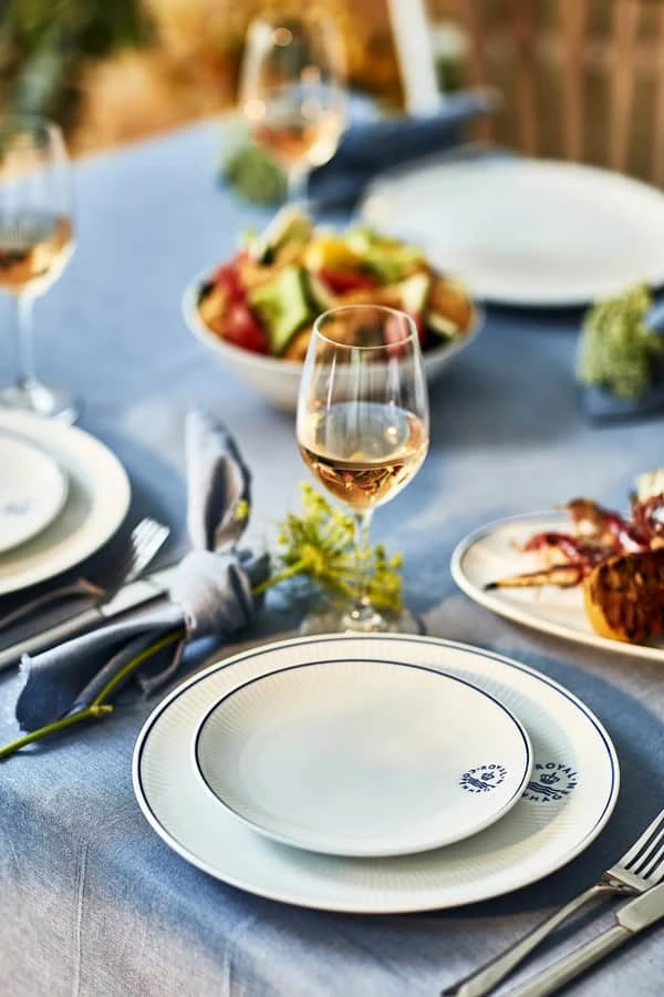 Royal Copenhagen Blueline Coupe Tallerken 6 Royal Copenhagen Blueline Coupe Tallerken - Billede 4