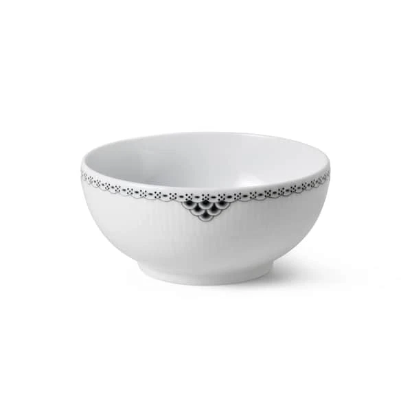 Royal Copenhagen Sort Riflet Blonde Skål 3 Royal Copenhagen Sort Riflet Blonde Skål