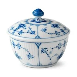 Royal Copenhagen Musselmalet Riflet Sukkerskål