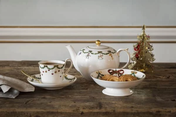 Royal Copenhagen Stjerne Riflet Jul Serveringsskål 5 Royal Copenhagen Stjerne Riflet Jul Serveringsskål - Billede 3