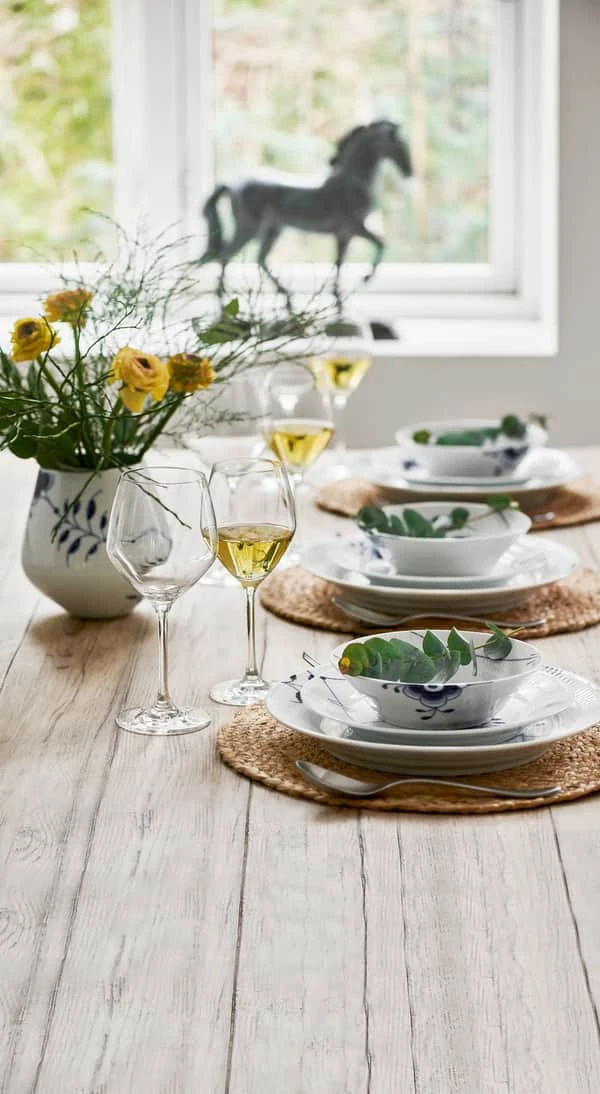 Royal Copenhagen Blå Mega Riflet Frokosttallerken #2 5 Royal Copenhagen Blå Mega Riflet Frokosttallerken #2 - Billede 3