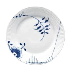 Royal Copenhagen Blå Mega Riflet Desserttallerken #2