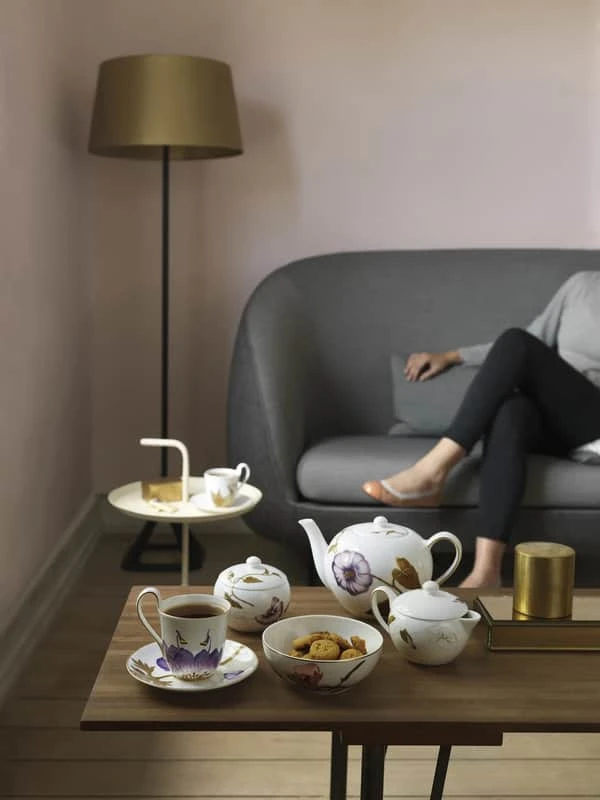 Royal Copenhagen Flora Sukkerskål - Snerle 5 Royal Copenhagen Flora Sukkerskål - Snerle - Billede 3