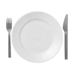 Royal Copenhagen Hvid Halvblonde Frokosttallerken -Royal Copenhagen 3990 b0a46aca 25ab 49e9 b688 e4df1dc6e780