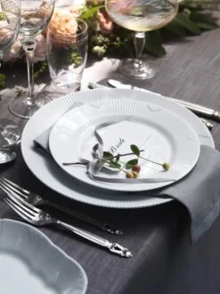 Royal Copenhagen Hvid Elements Frokosttallerken -Royal Copenhagen 3990 b9d67209 93d7 465f a35c 537992710f42