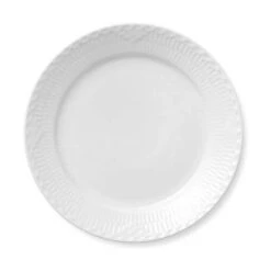 Royal Copenhagen Hvid Halvblonde Tallerken