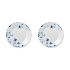 Royal Copenhagen Blå Elements Frokosttallerken - 2 Stk.