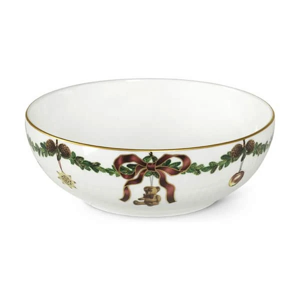 Royal Copenhagen Stjerne Riflet Jul Skål 3 Royal Copenhagen Stjerne Riflet Jul Skål