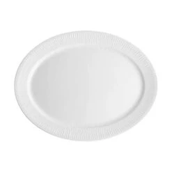 Royal Copenhagen Hvid Riflet Fad