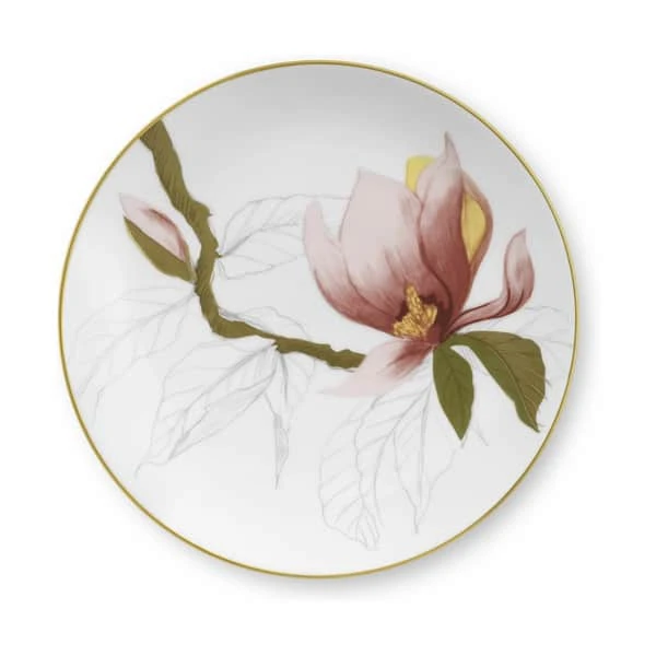 Royal Copenhagen Flora Tallerken - Magnolia 3 Royal Copenhagen Flora Tallerken - Magnolia
