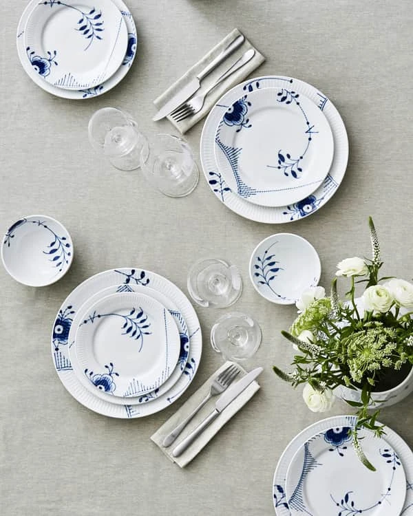 Royal Copenhagen Blå Mega Riflet Frokosttallerken #2 7 Royal Copenhagen Blå Mega Riflet Frokosttallerken #2 - Billede 5