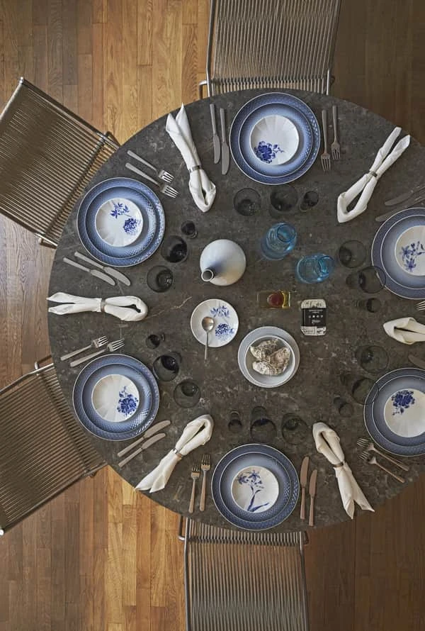 Royal Copenhagen Blomst Tallerken - Pinselilje 4 Royal Copenhagen Blomst Tallerken - Pinselilje - Billede 2